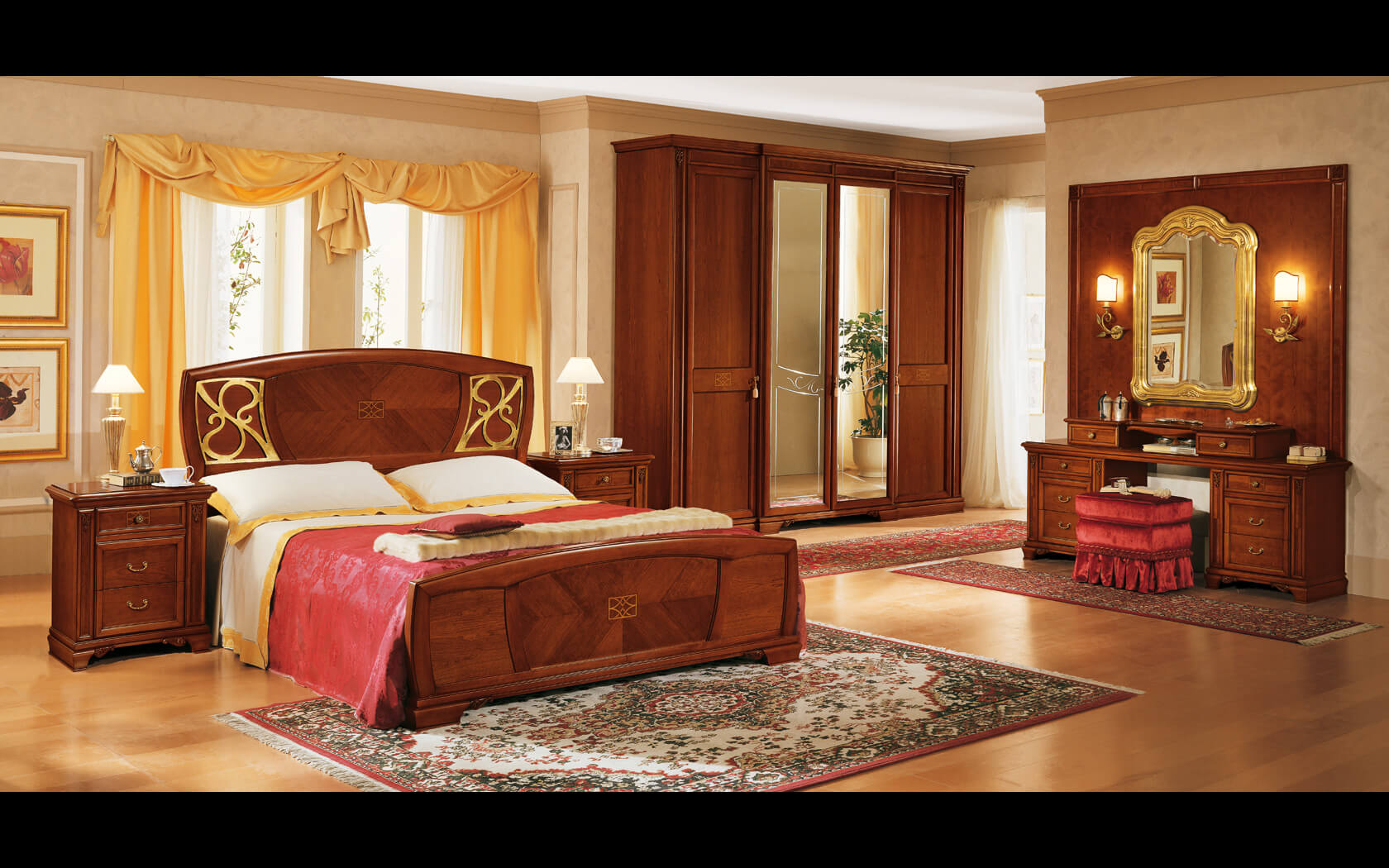TOSCA - Klasiskā stila guļamistabas kolekcija