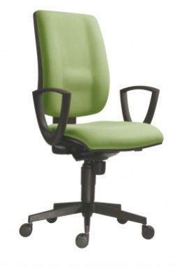 Biroja krēsls - 1380 ASYN Flute+BR06 - zaļš