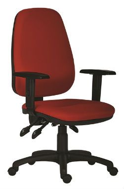 Biroja krēsls - 1540 ASYN C+BR06 - sarkans